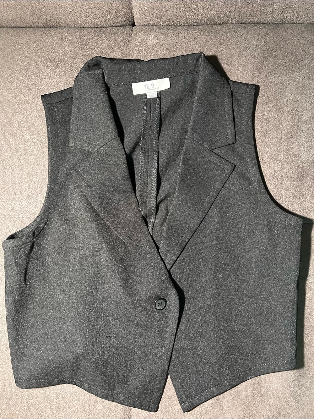 Joe B Black Tailored Sleeveless Vest size S